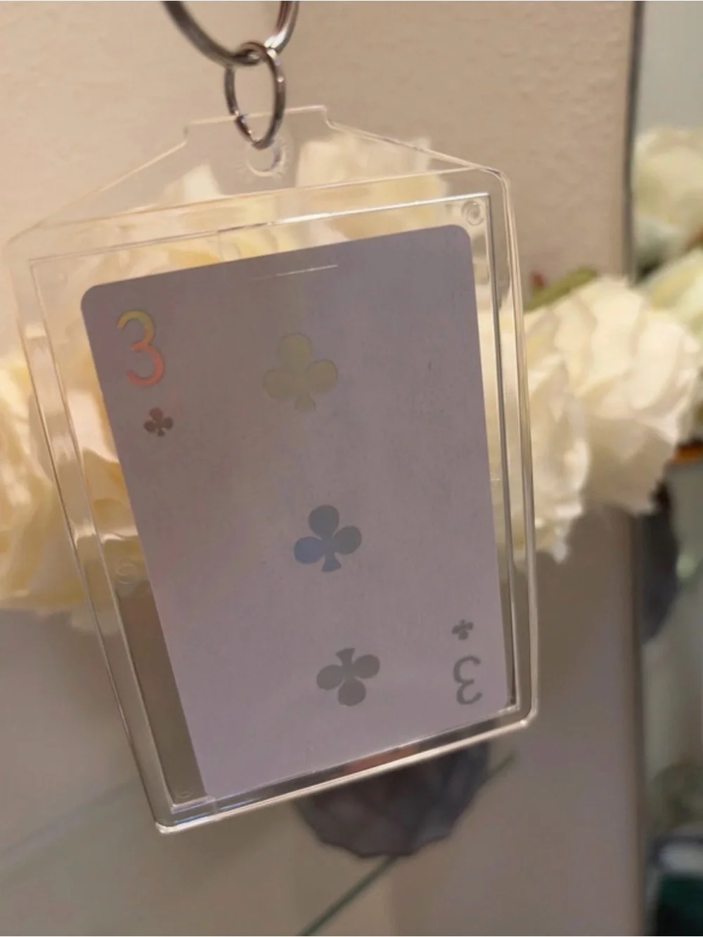 Dior Clear Acrylic Playing Card Display with Holographic 🃏♣️